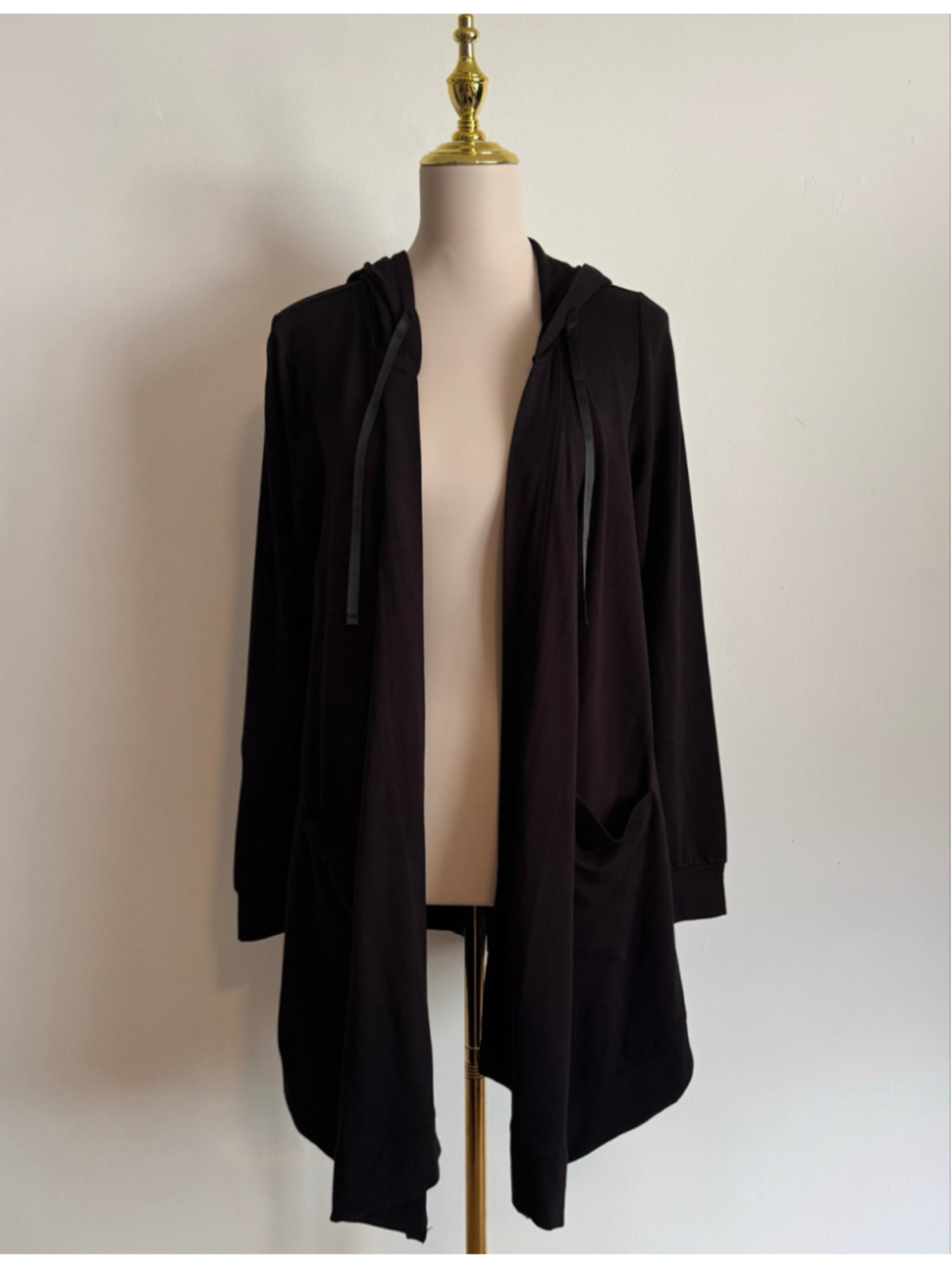 Women's Glory Revealed Black Hooded Cardigan Size S